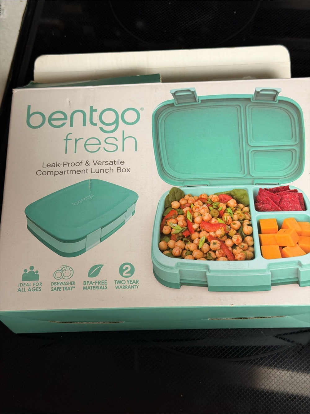 Bentgo Fresh Leak-Proof Compartment Lunch Box - Mint
